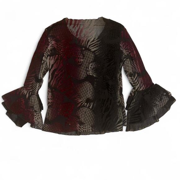 vtg 80s 90s whimsygoth grunge punk fairycore festival velvet - Picture 2 of 3